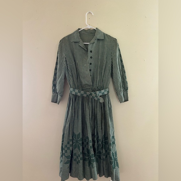 Dresses & Skirts - Green Checkered Women's Dress